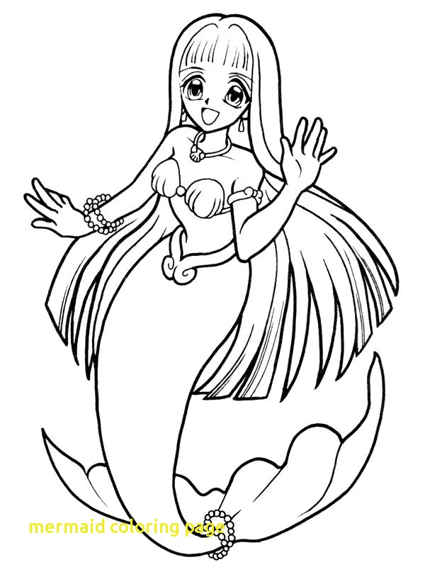 600x800 Mermaid Coloring Page With Inspirational Cute Mermaid Coloring
