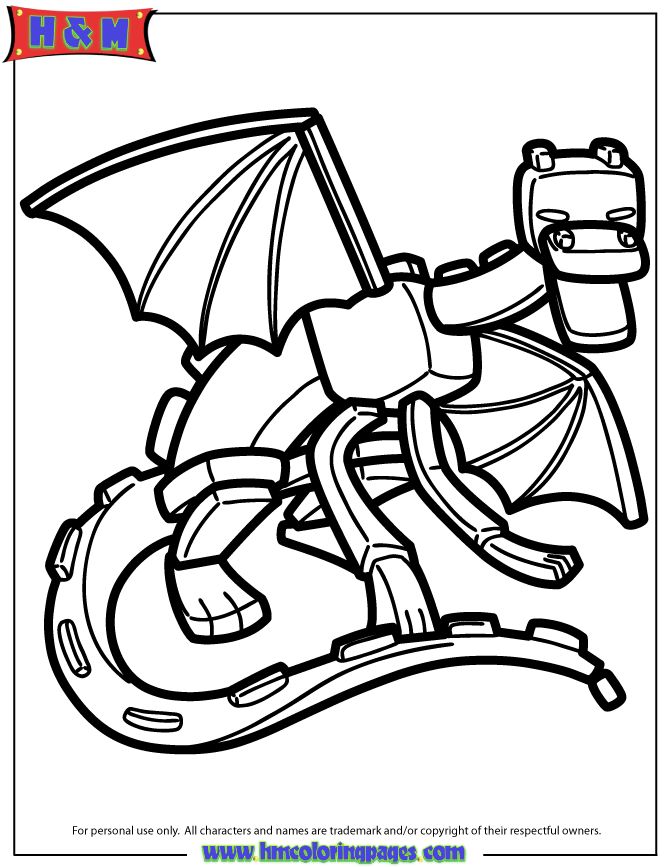 Cute Minecraft Coloring Pages