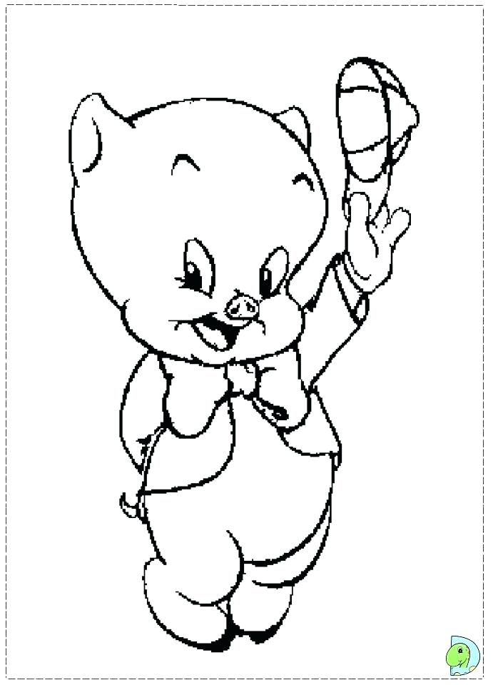 691x960 Coloring Page Of A Pig Pig Coloring Pictures Pig Coloring Pages