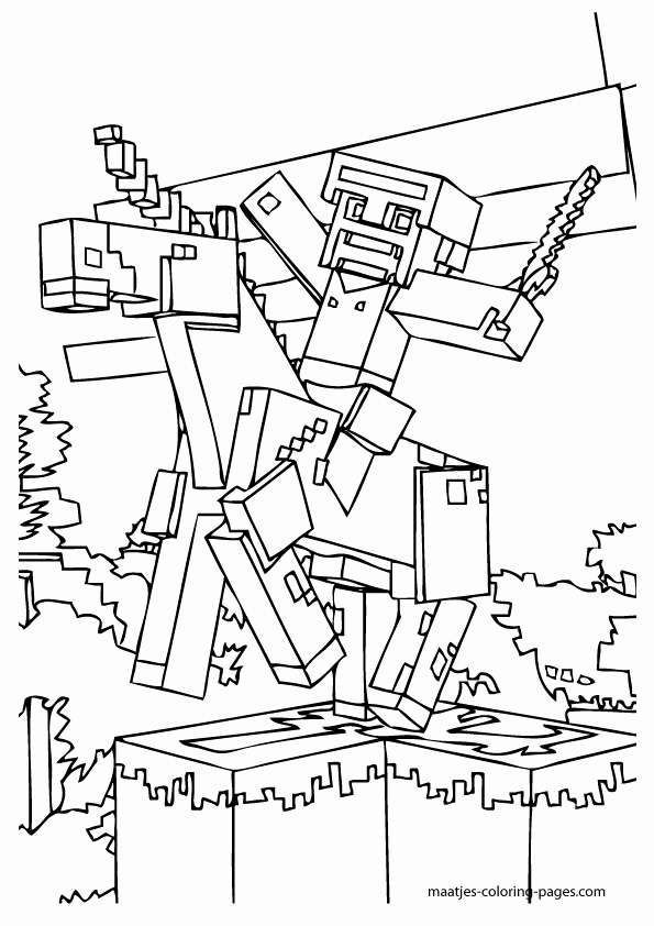 595x842 Youtuber Coloring Pages Photos Free Printable Minecraft Coloring