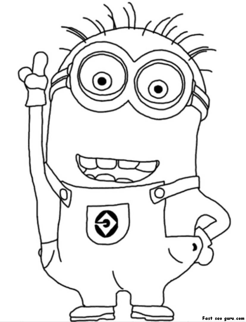 827x1080 Cute Despicable Me Minion Coloring Pages New Coloring Sheets