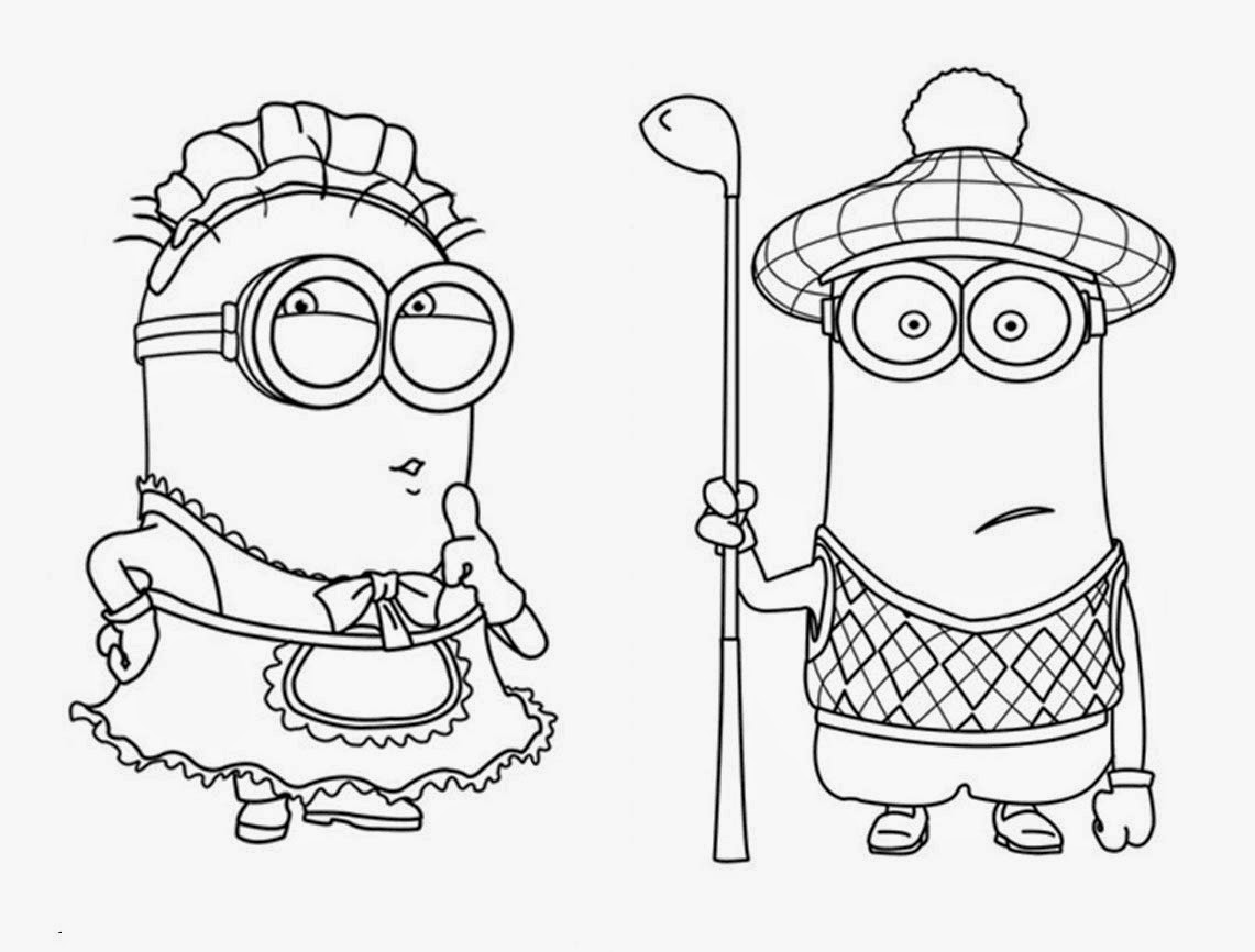 1141x866 Free Minion Coloring Pages Of Cute Despicable Me To Girl
