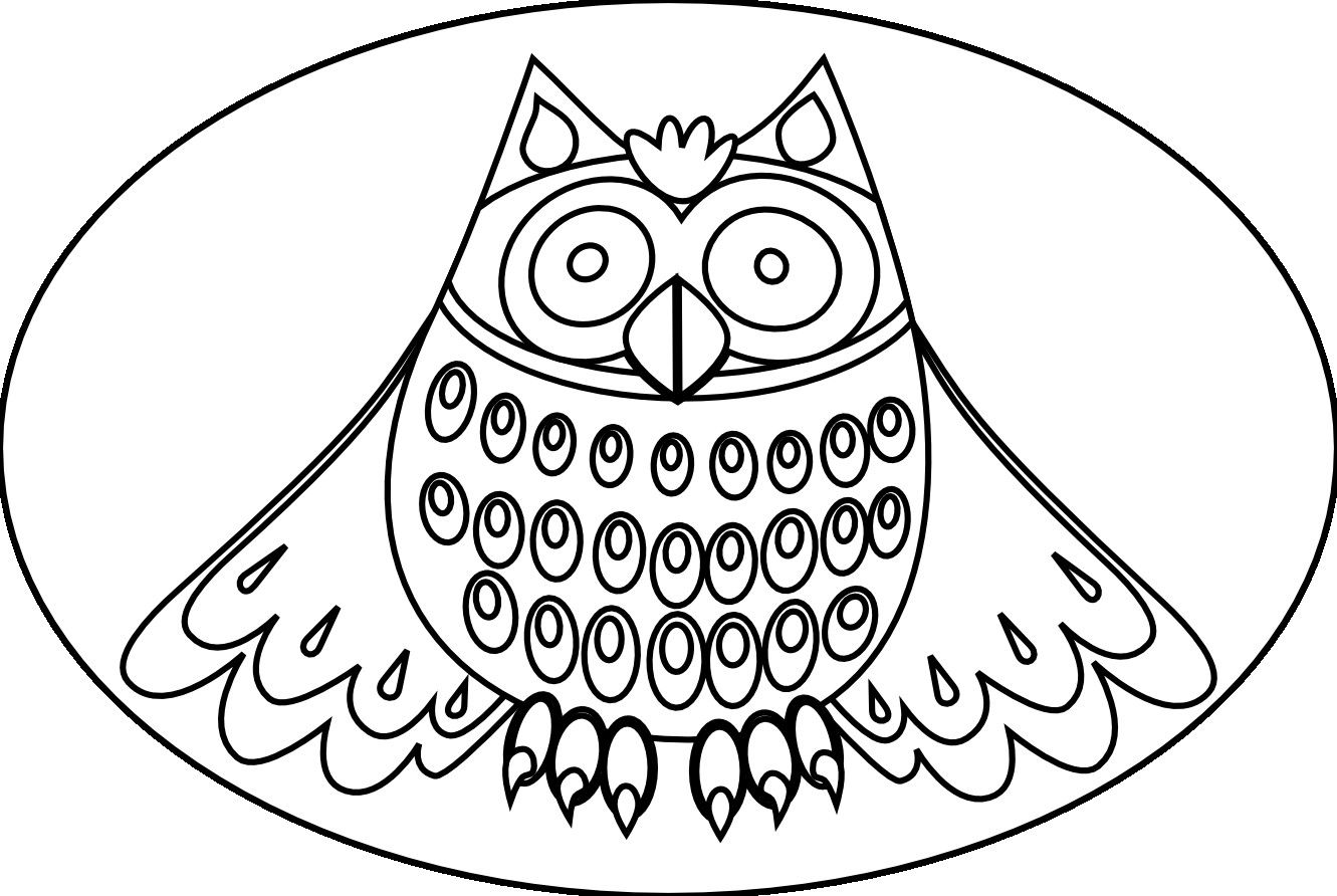 1331x892 Pin By Diane Matthews On Colour In Owl, Owl Clip Art