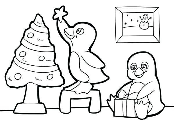 600x415 Cute Penguin Coloring Pages Penguin Coloring Sheet Printable