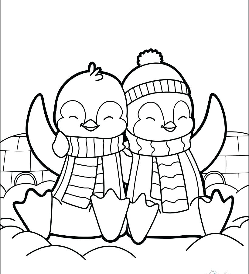 820x900 Penguin Coloring Pages Printable Cute Penguin Coloring Pages