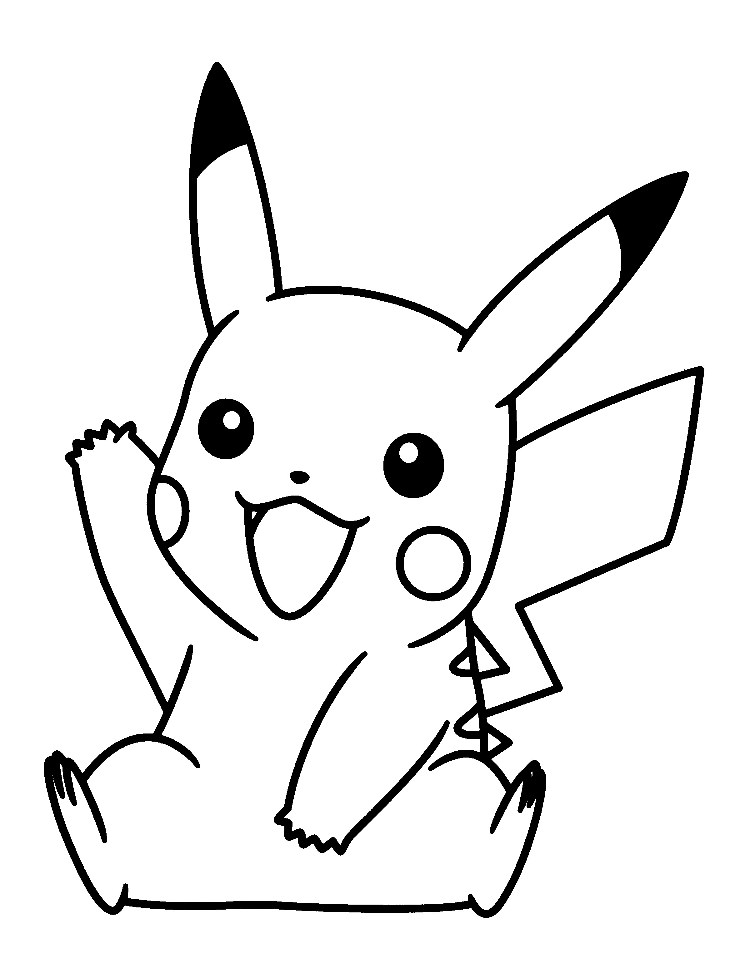 2400x3100 Lifetime Pikachu Coloring Pages Cute Pokemon New