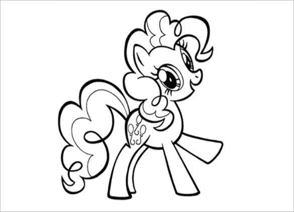 Cute Pony Coloring Pages