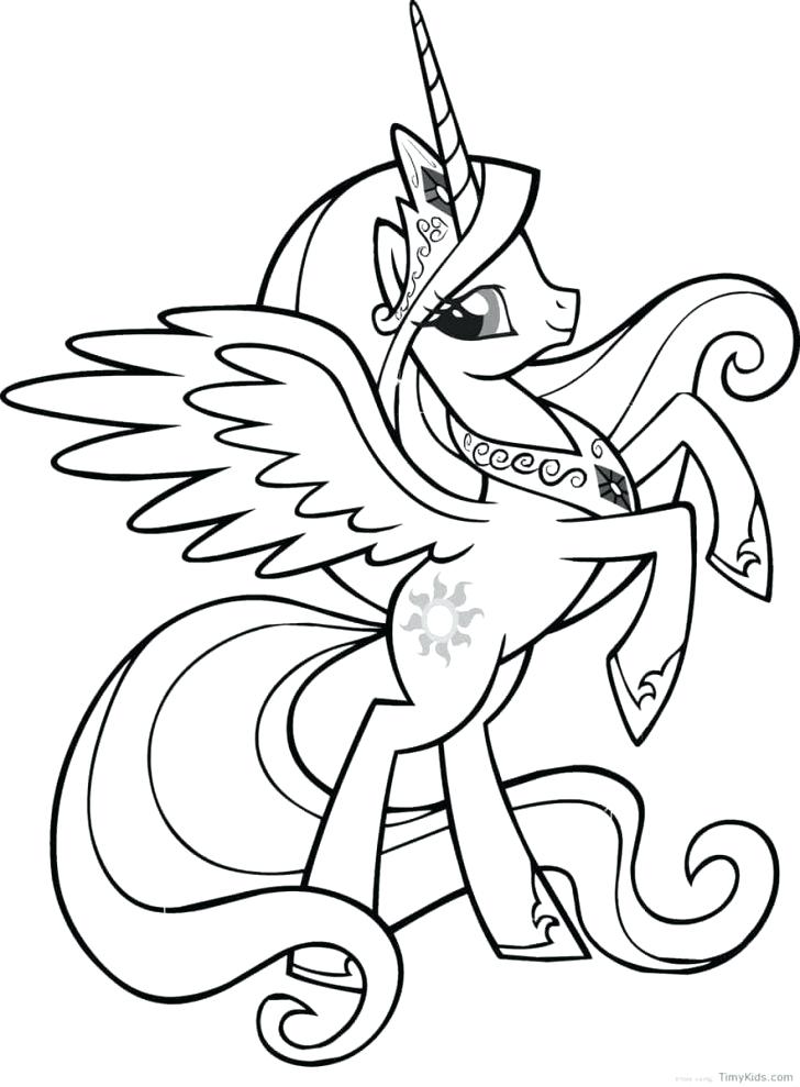 728x989 Little Pony Coloring Pages