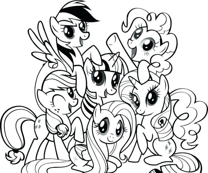 706x588 Cute Pony Coloring Pages Able Cute My Little Pony Coloring Pages