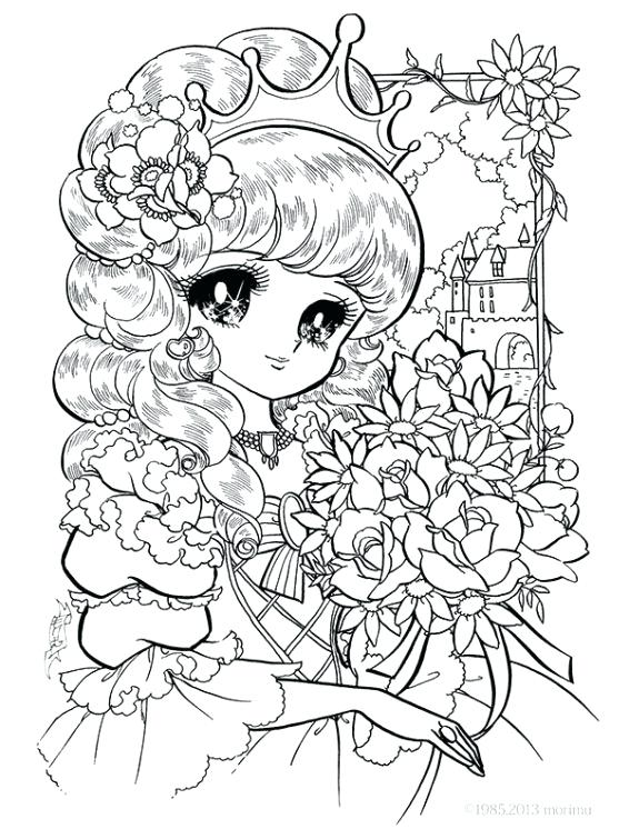 566x755 Best Anime Coloring Pages Images On Princess Coloring Pages Cute