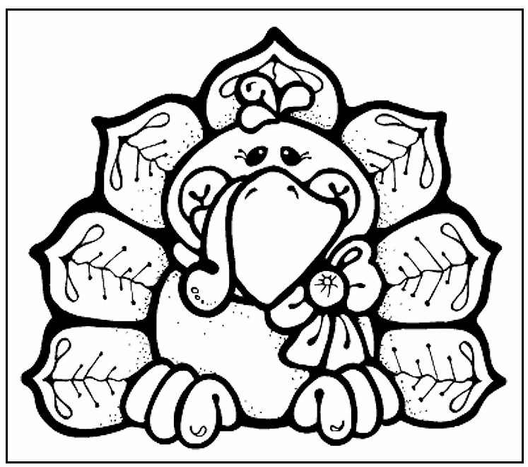 747x660 Thanksgiving Coloring Pages