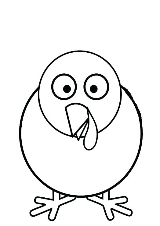 524x742 Turkey Face Coloring Page Printable Turkey Coloring Page