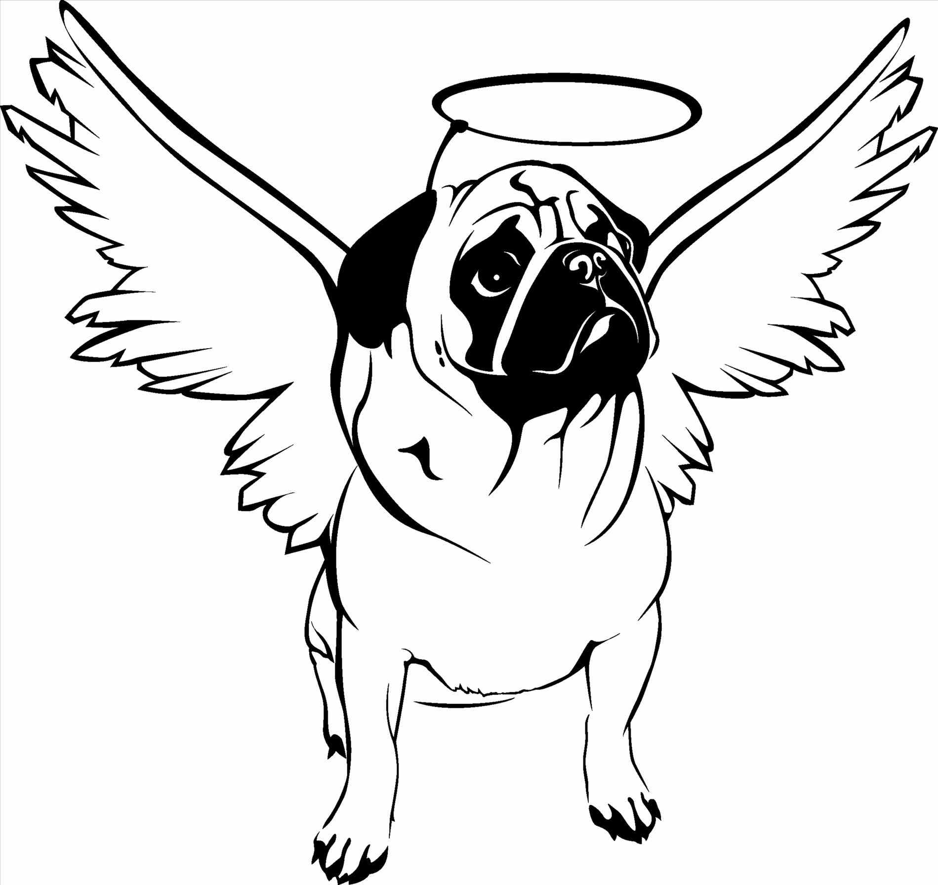 1899x1792 Pug Coloring Page Get Bubbles