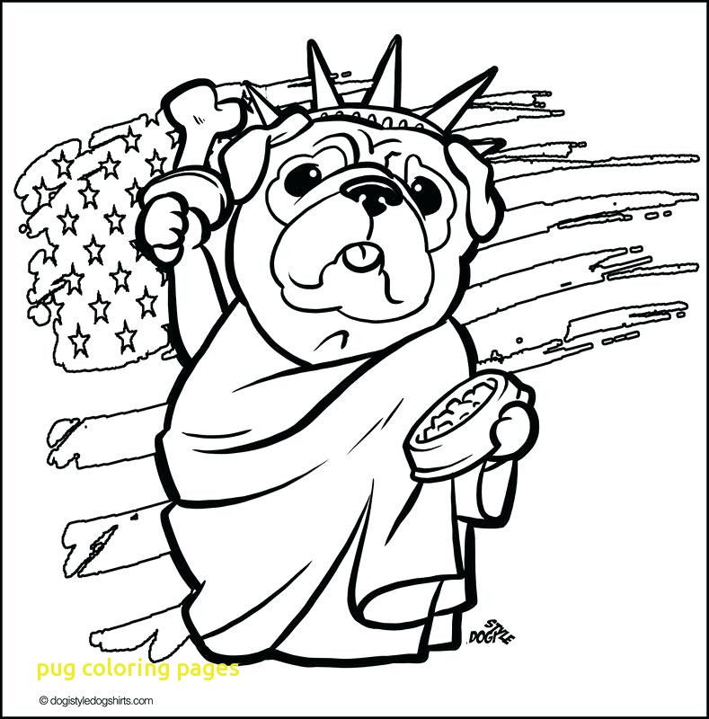 789x800 Pug Coloring Pages With Pug Coloring Pages In Addition To Pug
