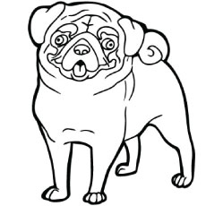 230x230 Top 25 Free Printable Dog Coloring Pages Online