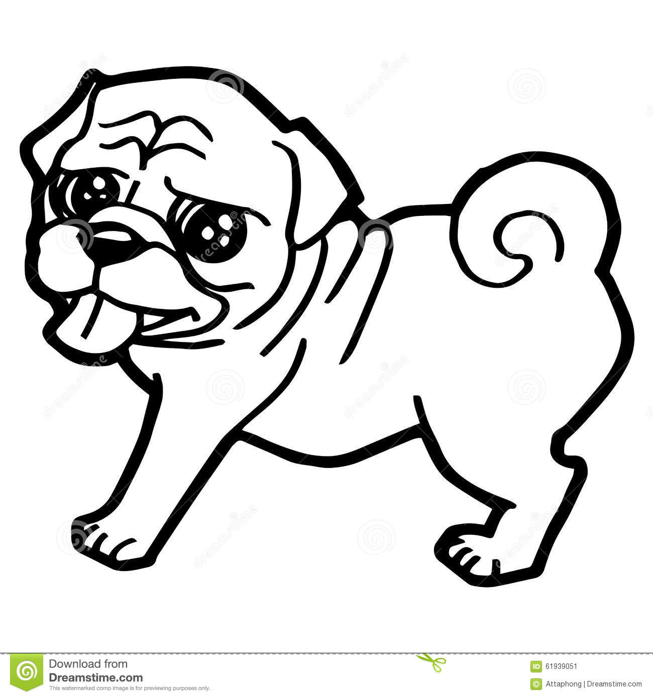 1300x1390 Cute Pug Coloring Pages Ripping Pugs Wagashiya