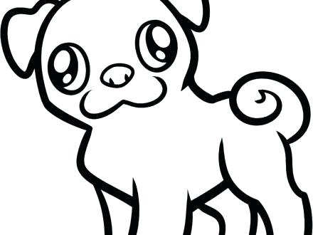 440x330 Cute Pug Colouring Pages Kids Coloring Pugs Coloring Pages Pug