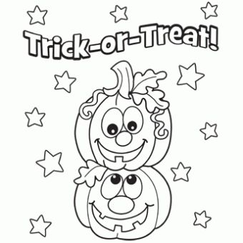 Cute Pumpkin Coloring Pages