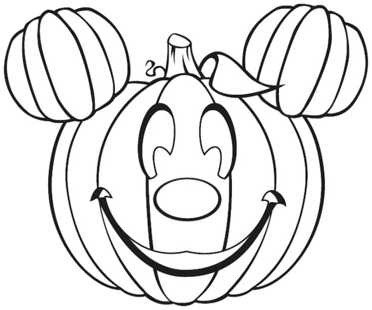 736x613 Printable Coloring Pages Pumpkins 9 Fun Free Day Of The Printable