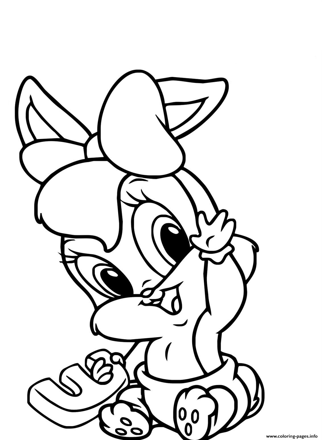 1131x1545 Cute Bunny Coloring Pages Vitlt Com Simple Of Baby Bunnies Fancy