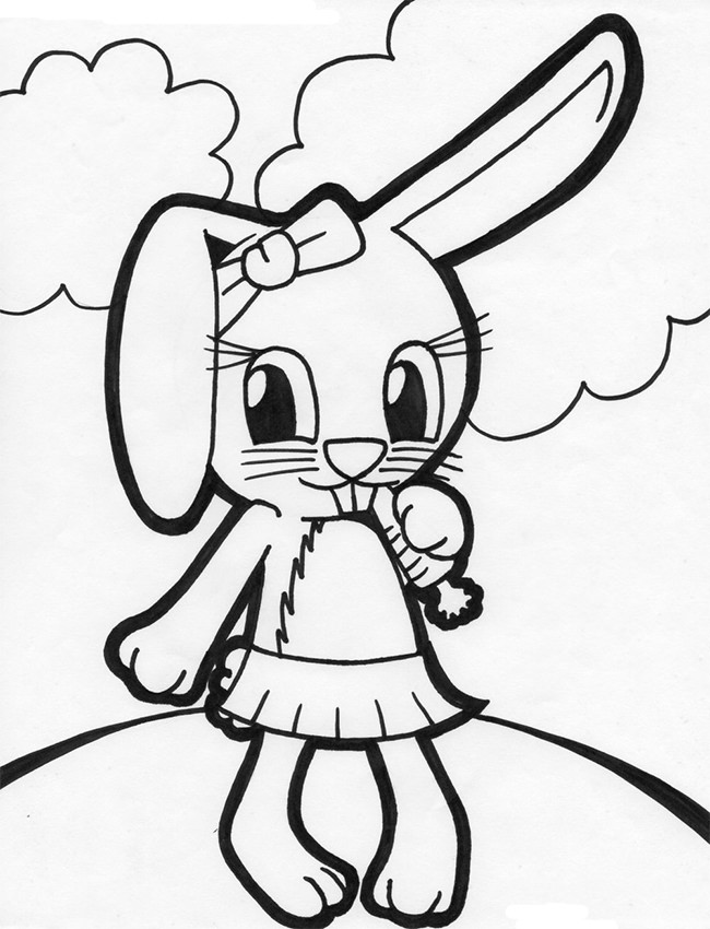 650x850 Rabbit Template