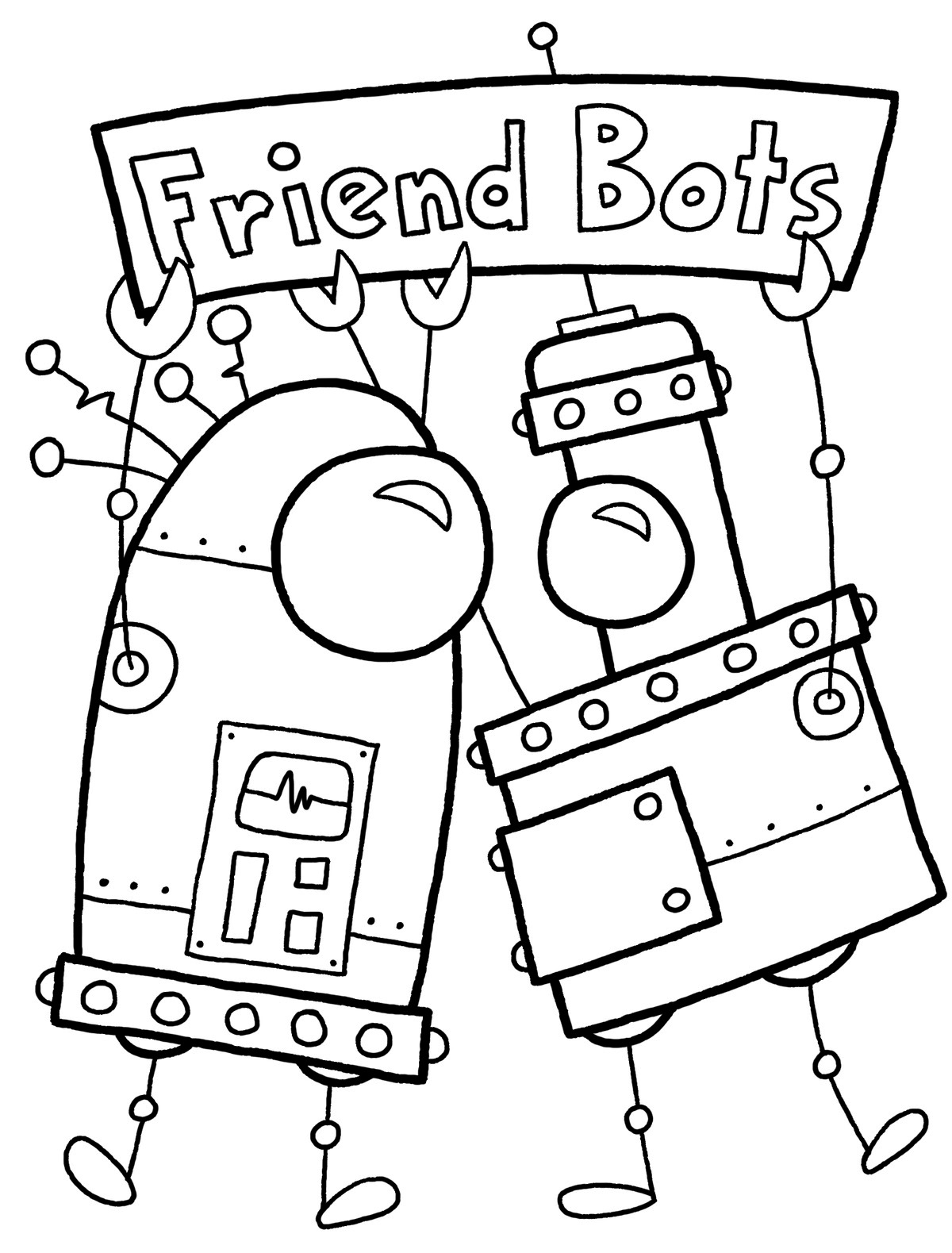 1200x1579 Robot Coloring Pages 360coloringpages