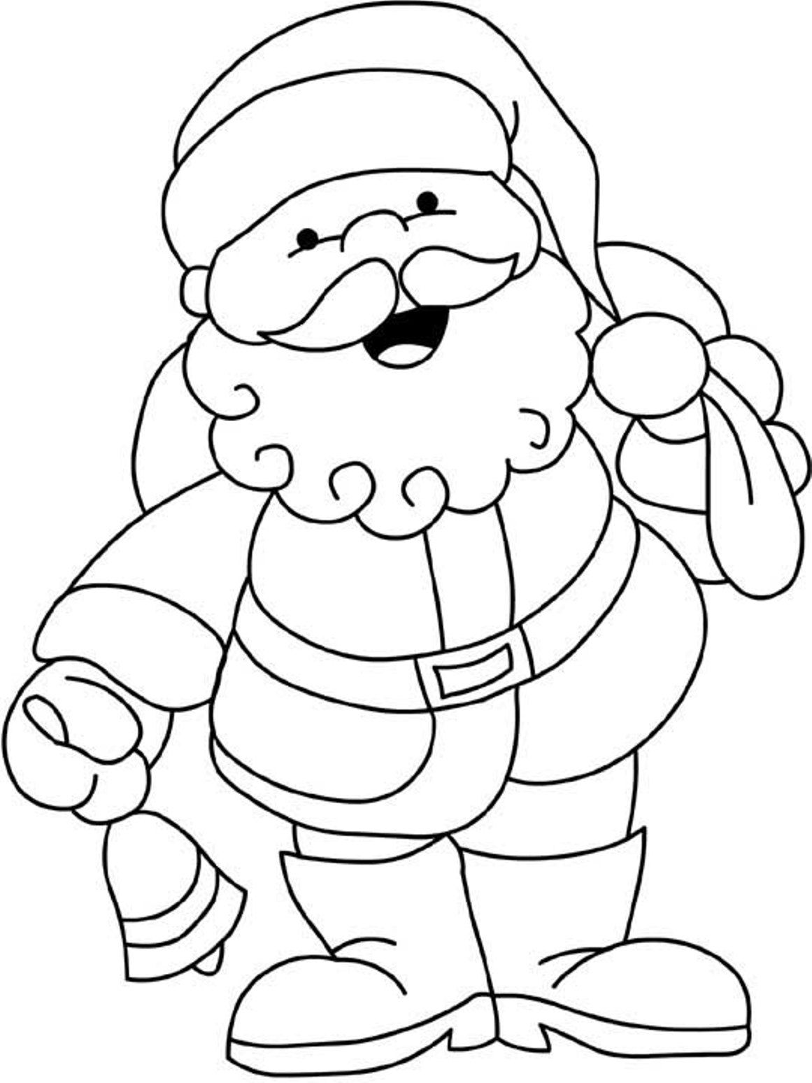 1161x1548 Santa Coloring Pages 2 Santa