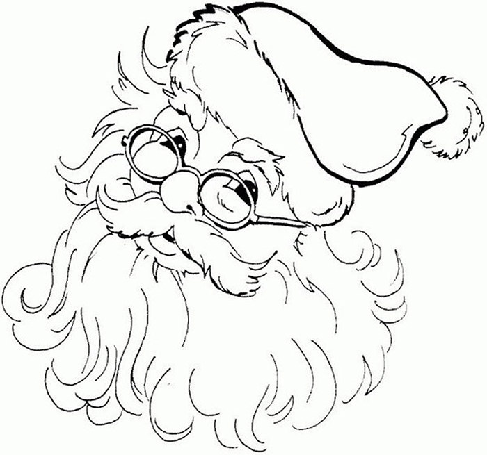 700x655 Best Santa Templates Shapes, Crafts Amp Colouring Pages Free