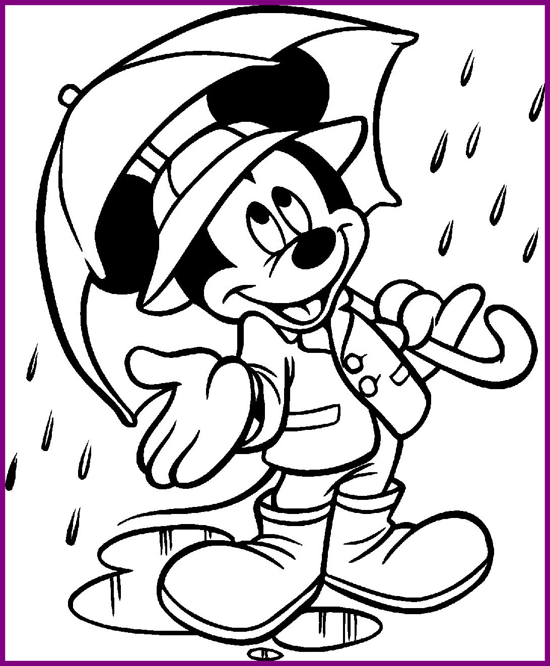 Cute Scarecrow Coloring Pages