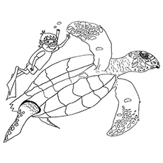 230x230 Top 10 Free Printable Cute Sea Turtle Coloring Pages Online