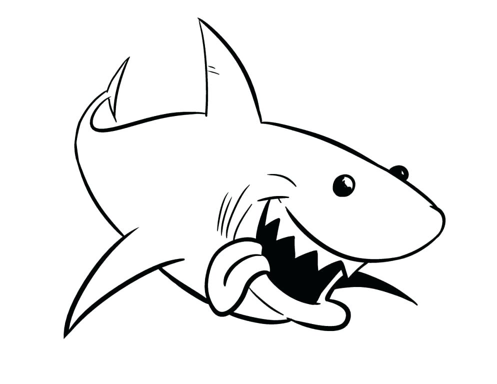 994x768 Great White Shark Coloring Page Shark Coloring Page Shark Coloring