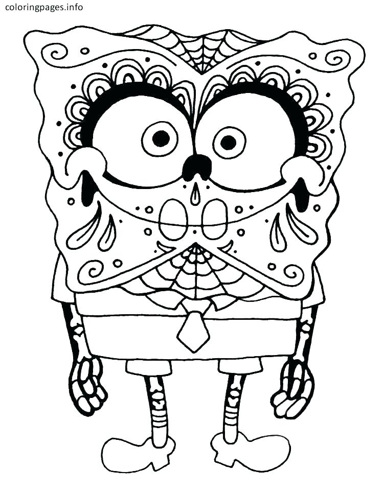 749x965 Free Printable Sugar Skull Coloring Pages For Adults Icontent