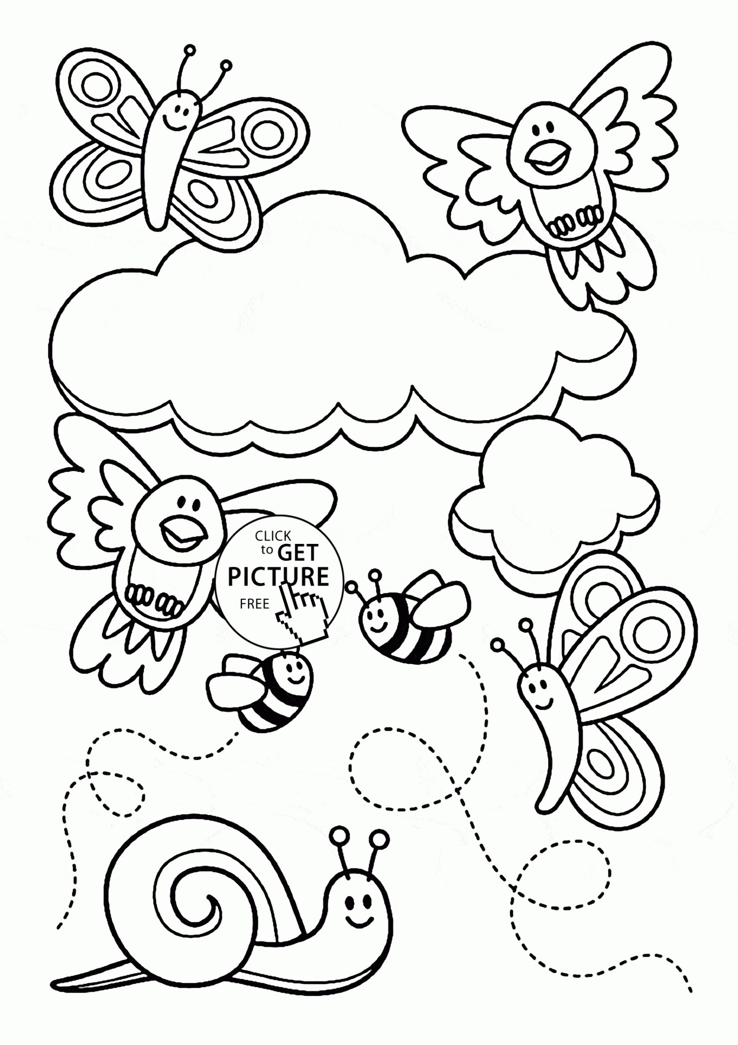 1480x2096 Spring Coloring Pages Printable Resume