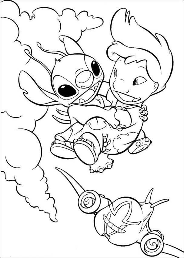 Cute Stitch Coloring Pages