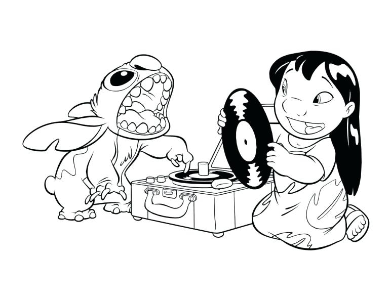 770x595 Stitch Coloring Pages Stitch Coloring Pages Lilo And Stitch
