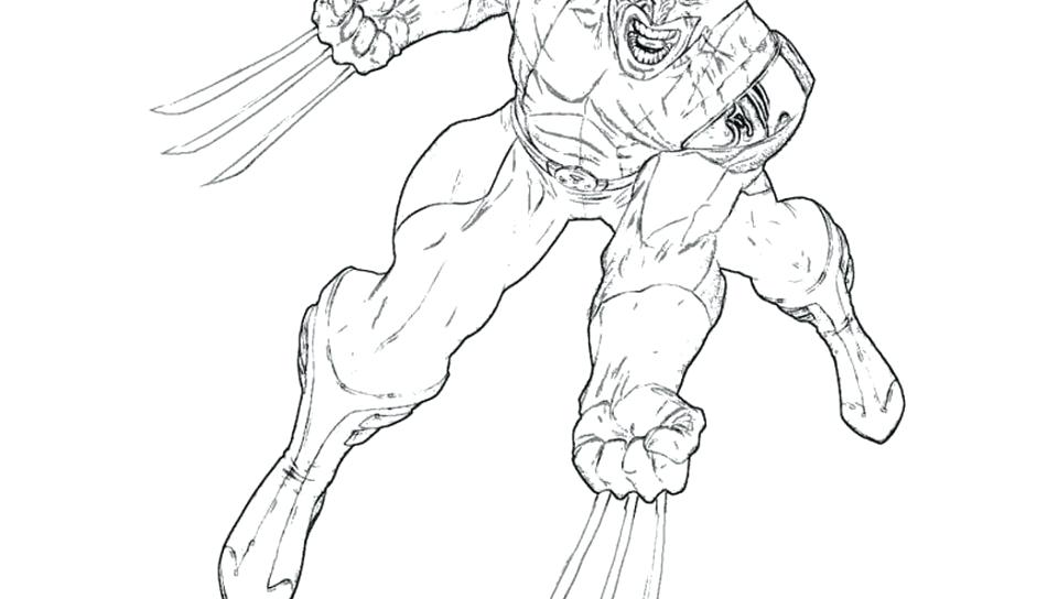 960x544 Wolverine Color Pages Cute Wolverine Coloring Pages Image
