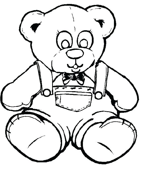 576x690 Cute Teddy Bear Coloring Pages Cute Teddy Bear Wear Costume Free