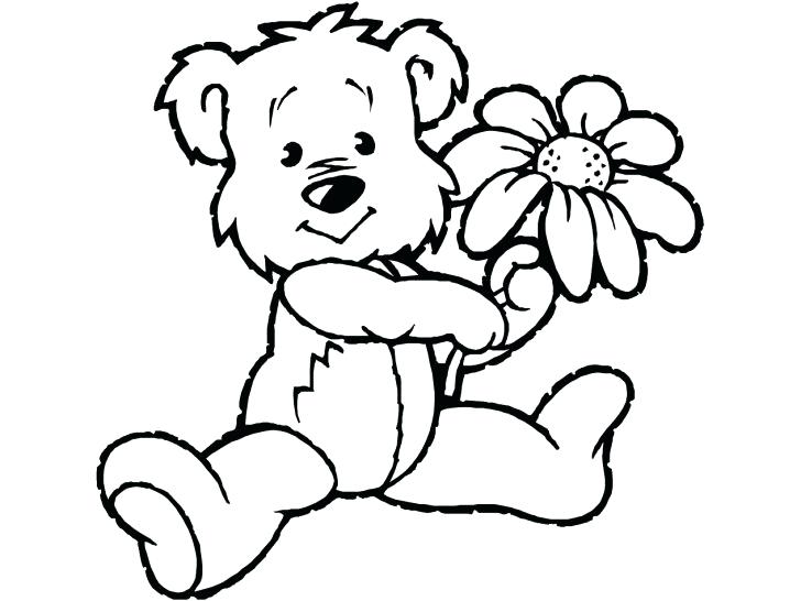 728x546 Bear Colouring Pictures Cute Teddy Bear Coloring Pages Teddy Bear
