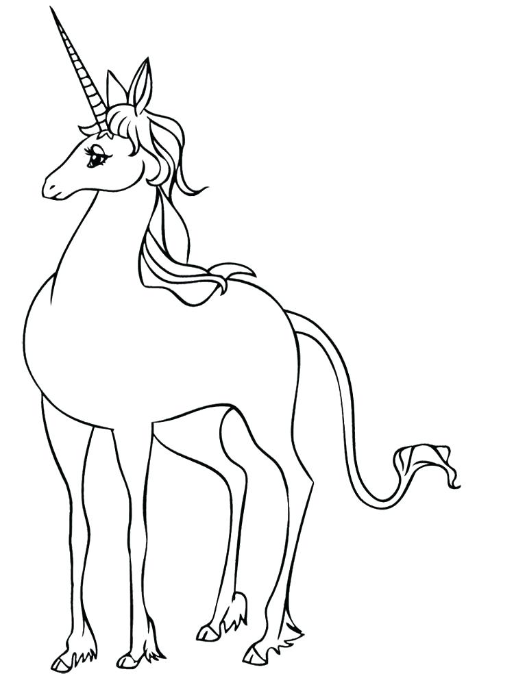 750x987 Cute Unicorn Coloring Pages