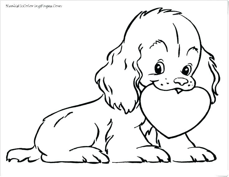 Cute Valentine Coloring Pages