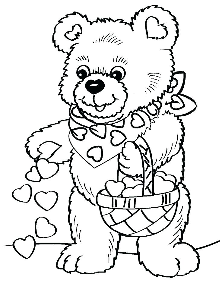 736x939 Cute Valentine Coloring Pages Coloring Pages For Valentines Day