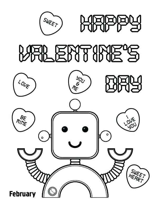 600x776 Cute Valentine Coloring Pages Cute Valentines Day Coloring Pages