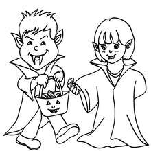 220x220 Vampires Coloring Pages