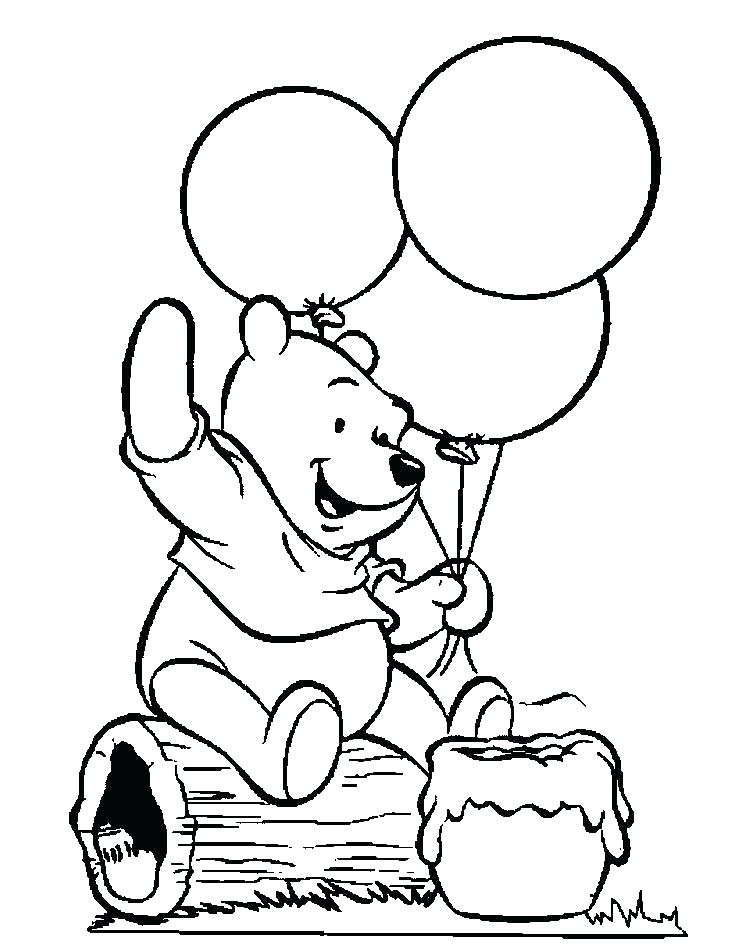 736x944 Coloring Pages Of Winnie The Pooh Cutest The Pooh Coloring Page