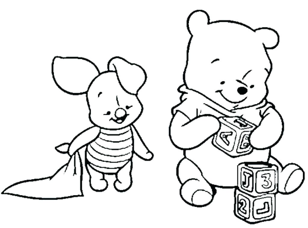 1024x757 Baby Winnie Pooh Coloring Pages Pooh Coloring Pages