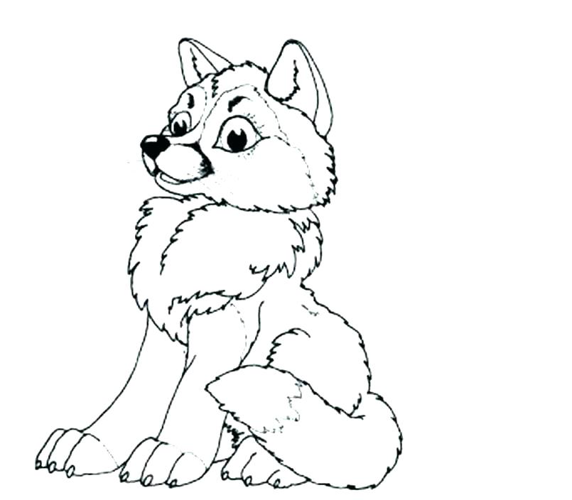 805x704 Cute Wolf Coloring Pages Wolf Pup Coloring Pages Wolf Coloring