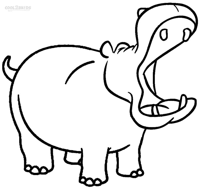 850x809 Cute Zebra Coloring Pages Best Of Printable Hippo Coloring Pages