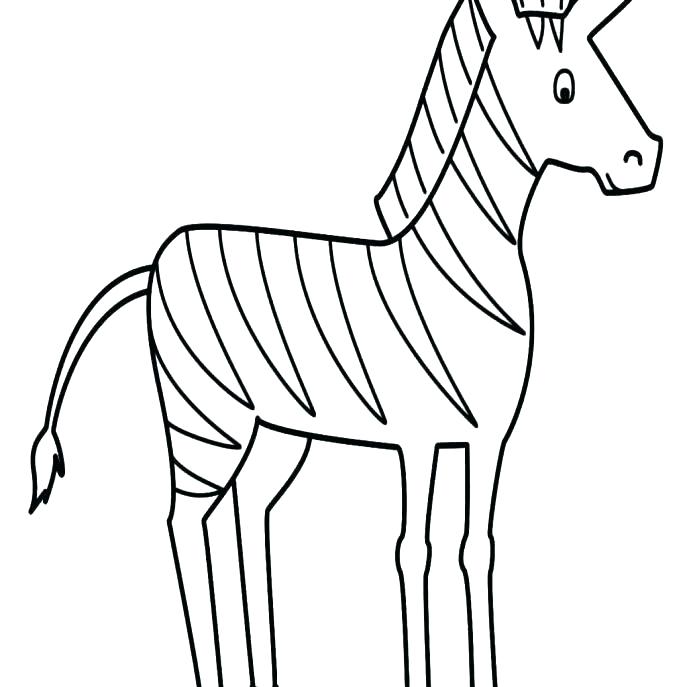 687x687 Baby Zebra Coloring Pages Coloring Pages Little Cute Baby Zebra