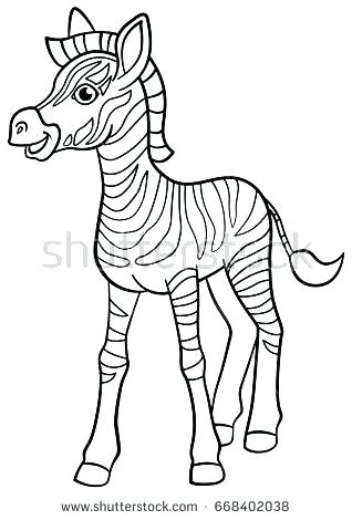 318x470 Baby Zebra Coloring Pages Cute Zebra Coloring Pages Coloring Pages