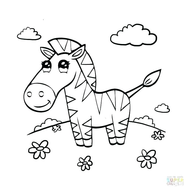 728x734 Baby Zebra Coloring Pages Zebra Coloring Pages Marvellous Baby